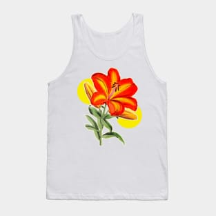 Flower with red petals Tank Top